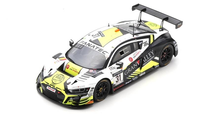 MODELE REDUIT COMPATIBLE AVEC AUDI R8 GT3 N.31 24 H SPA 2021 TOMITA-BIRD-ERIKSEN 1:43 SPARK MODEL SB449