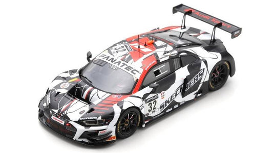 MODELLINO IN SCALA COMPATIBILE CON AUDI R8 GT3 N.32 2nd 24 H SPA 2021 VANTHOOR-VAN DER LINDE-WEERTS 1:43 SPARK MODEL SB430