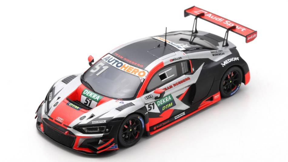 MODELLINO IN SCALA COMPATIBILE CON AUDI R8 GT3 N.51 DTM 2021 NICO MULLER 1:43 SPARK MODEL SG815