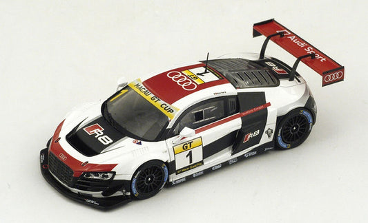 SCALE MODEL COMPATIBLE WITH AUDI R8 LMS N.1 3rd MACAU GP GT CUP 2014 E.MORTARA 1:43 SPARK MODEL SA0070