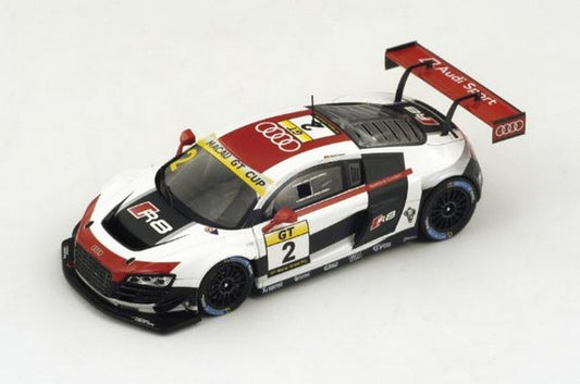 SCALE MODEL COMPATIBLE WITH AUDI R8 LMS N.2 4th MACAU GP GT CUP 2014 L.VANTHOOR 1:43 SPARK MODEL SA0071