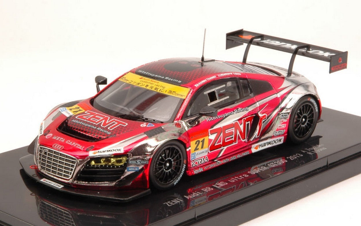 SCALE MODEL COMPATIBLE WITH AUDI R8 LMS ULTRA N.21 26th SUPER GT 300 2013 A.TSUZUKI-R.LYONS 1:43 EBBRO EB44931