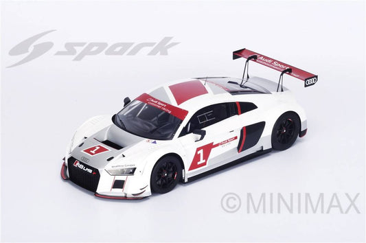 MODELLINO IN SCALA COMPATIBILE CON AUDI R8 LMS ULTRA PRESENTATION 2015 1:12 SPARK MODEL S12007