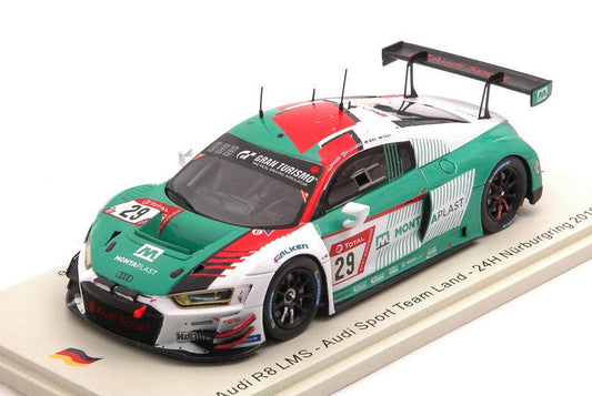 MODELE REDUIT COMPATIBLE AVEC AUDI R8 N.29 24 H NURBURGR.2019 MIES-RAST-LINDE-HAASE 1:43 SPARK MODEL SG546