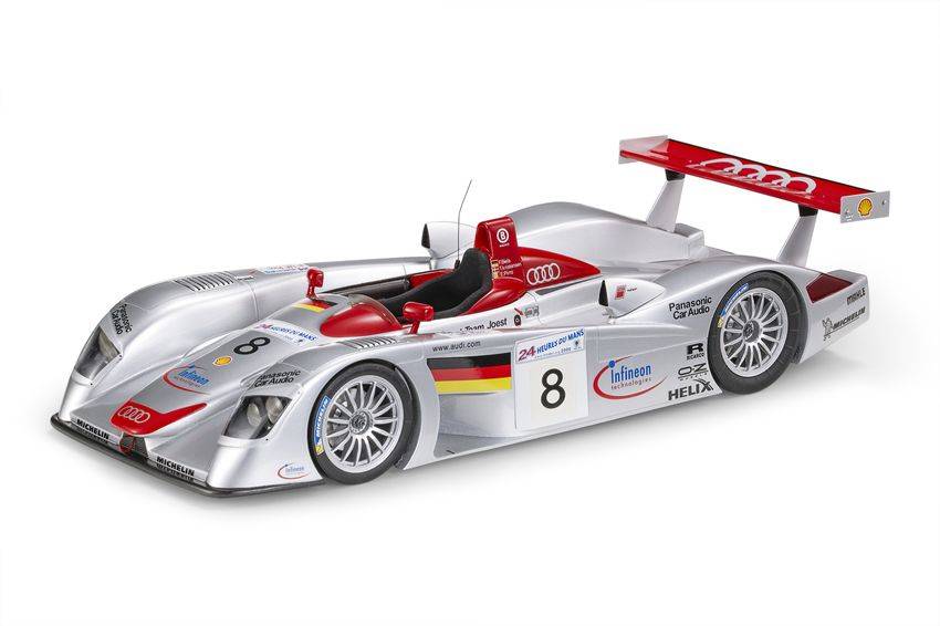 MODELLINO IN SCALA COMPATIBILE CON AUDI R8 N.8 WINN.LM 2000 BIELA-KRISTENSEN-PIRRO  1:18 TOPMARQUES TOP106A