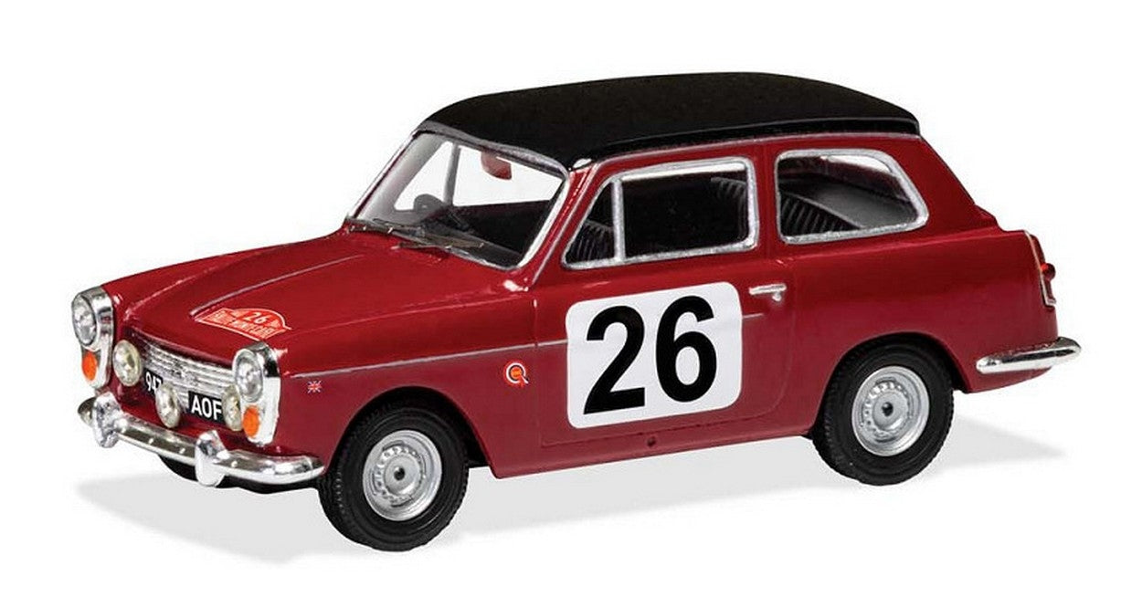 MODELLINO IN SCALA COMPATIBILE CON AUSTIN A40 N.26 MONTE CARLO 1960 WINNER COUPE DES DAMES P.MOSS-WISD.1:43 VANGUARDS VA11209