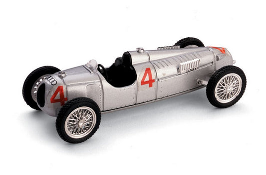 SCALE MODEL COMPATIBLE WITH AUTO UNION TYPE C B.ROSEMEYER 1936 N.4 NURBURGRING GP 1:43 BRUMM BM0038