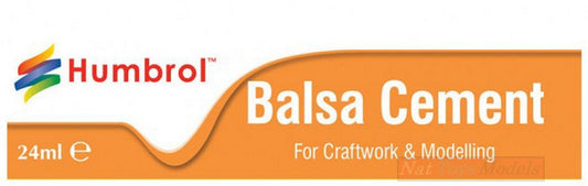 COLORI MODELLISMO BALSA CEMENT COLLA IN TUBETTO 24 ml HUMBROL HBAE0603