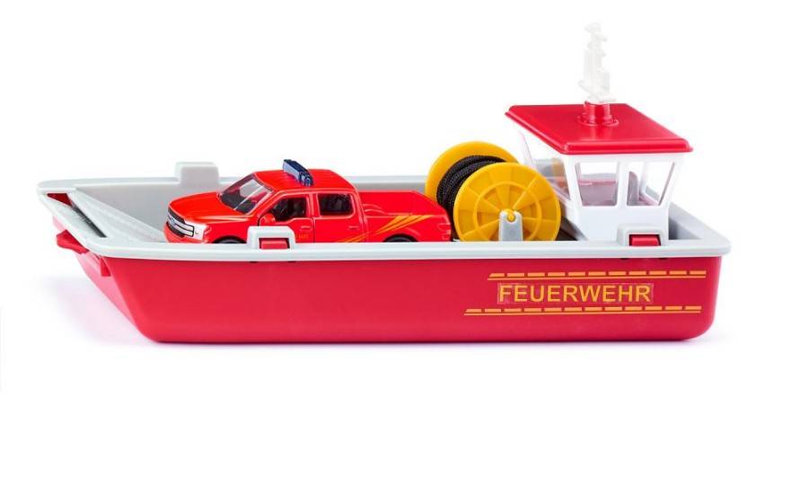 SCALE MODEL COMPATIBLE WITH FIREFIGHTER BOAT 1:50 SIKU SK2117 MODEL