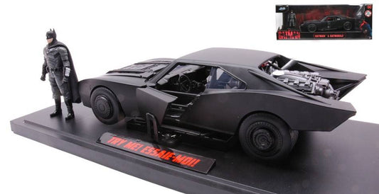 MODELLINO IN SCALA COMPATIBILE CON BATMAN BATMOBILE 2022 TRY ME WITH FIGURE 1:18 JADA TOYS JADA253216002