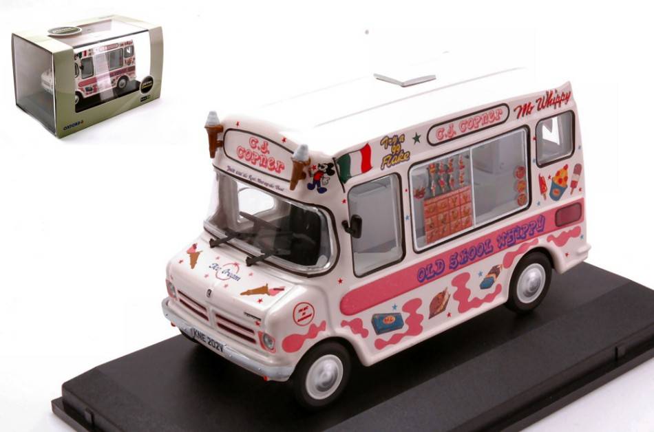 SCALE MODEL COMPATIBLE WITH BEDFORD CF ICE CREAM VAN C J.COPNER 1:43 OXFORD OXF43CF005