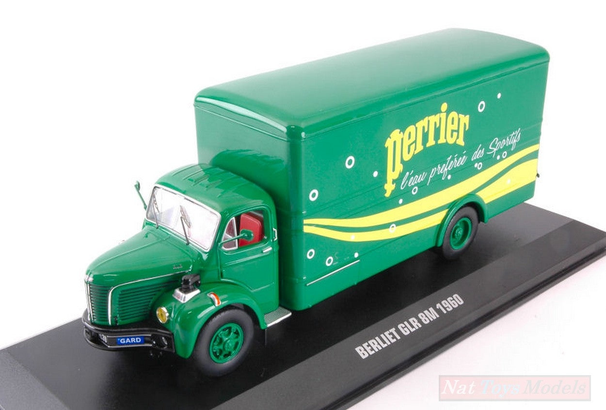 MODELLINO IN SCALA COMPATIBILE CON BERLIET GLR 8M1960 ACQUA PERRIER 1:43 IXO MODEL TRU019