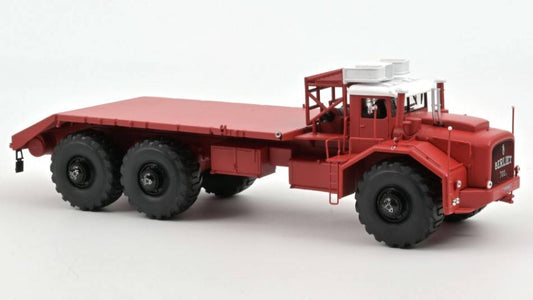 SCALE MODEL COMPATIBLE WITH BERLIET T100 N.1 1960 RED WITHOUT SIDE PANELS 1:43 NOREV NV690039