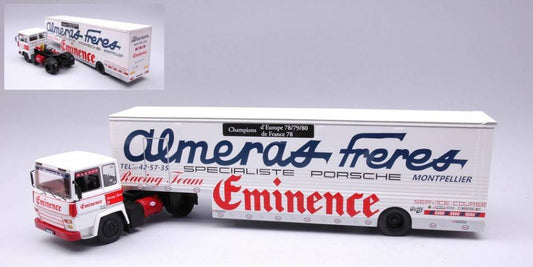 SCALE MODEL COMPATIBLE WITH BERLIET TR 280 TEAM ALMERAS EMINENCE RACE TRANSPORT 1:43 IXO MODEL TTR026