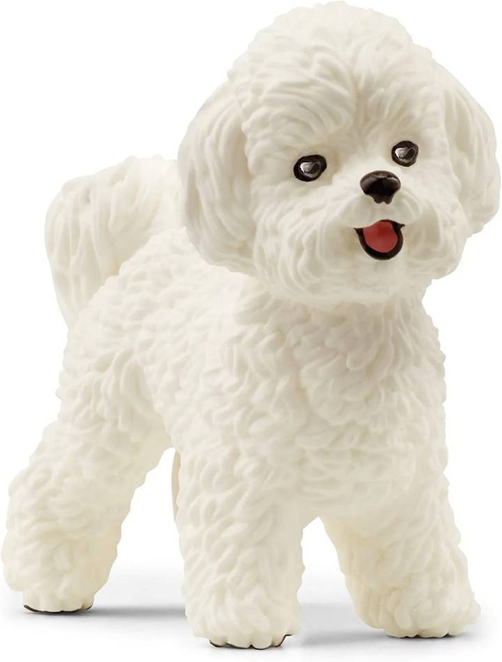 SCALE MODEL COMPATIBLE WITH BICHON FRISE SCHLEICH SCH13963 3D MODEL FIGURES