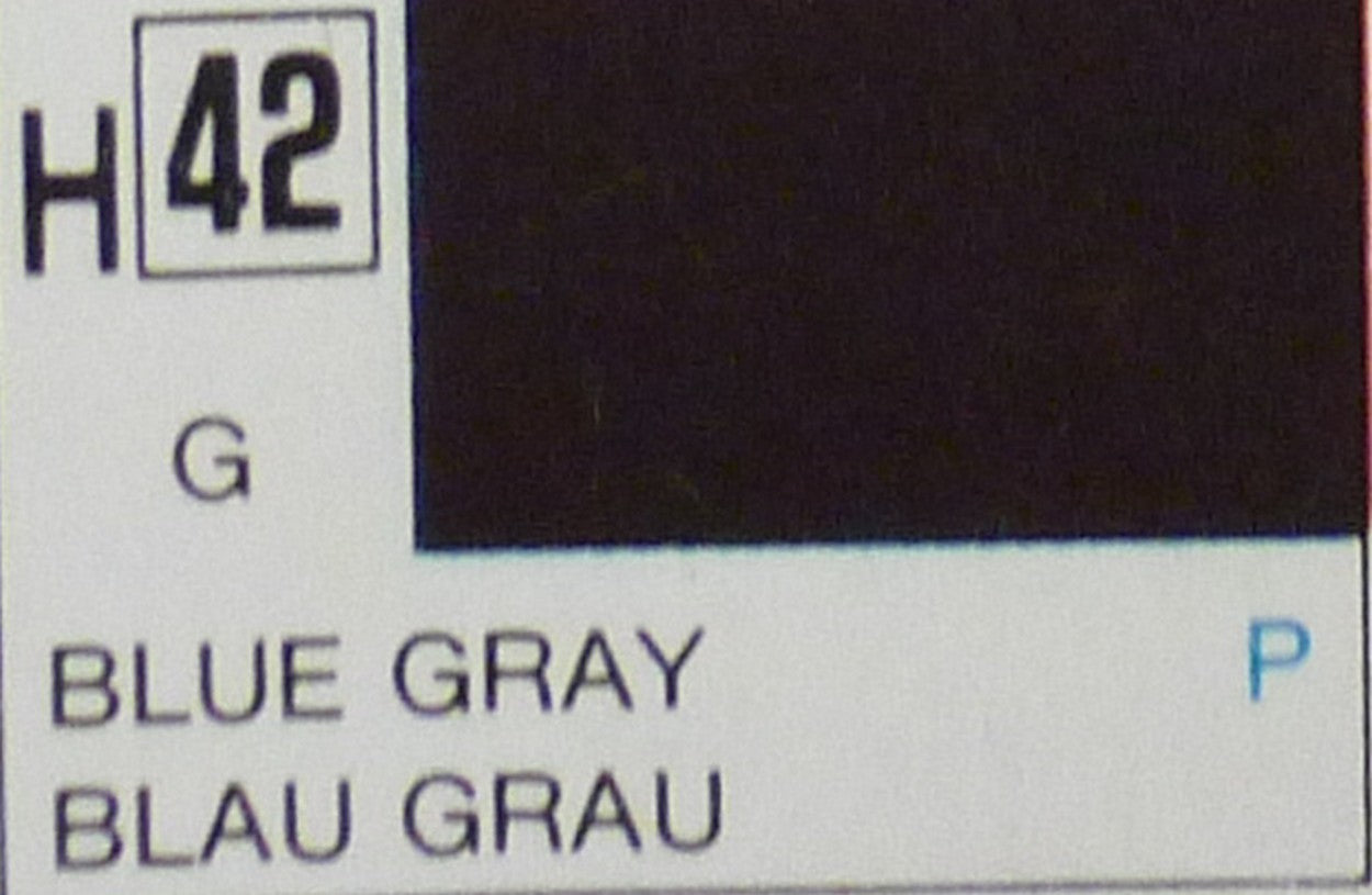 COULEURS À MODÉLISER BLEU GRIS BRILLANT ml 10 Pcs.6 GUNZE GU0042