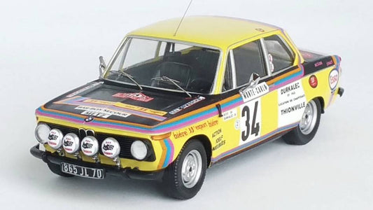 SCALE MODEL COMPATIBLE WITH BMW 2002 TI RALLY MONTE CARLO 1975 BOS/DURKALECK 1:43 TROFEU TFRRFR64