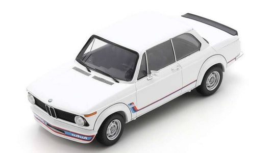 SCALE MODEL COMPATIBLE WITH BMW 2002 TURBO 1973 WHITE 1:18 SPARK MODEL 18S718