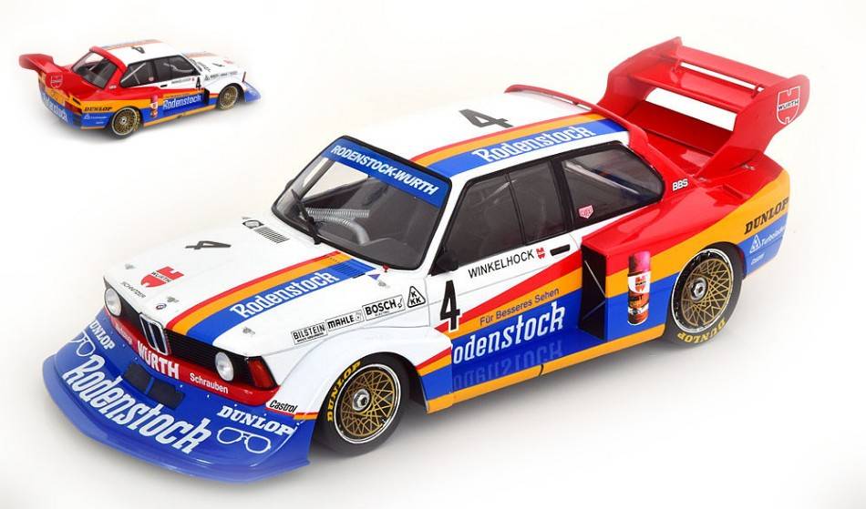 MODELLINO IN SCALA COMPATIBILE CON BMW 320 Gr.5 N.4 RODENSTOCK DRM ZOLDER 1979 M.WINKELHOCK 1:18 MODELCARGROUP MCG18807