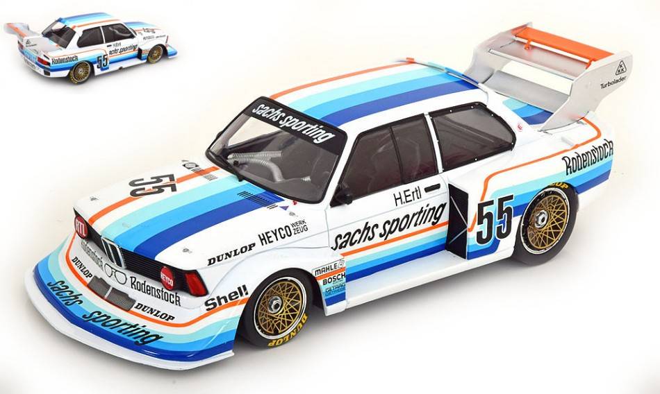 MODELLINO IN SCALA COMPATIBILE CON BMW 320 Gr.5 N.55 SACHS DRM NURBURGRING 1978 H.ERTL 1:18 MODELCARGROUP MCG18806