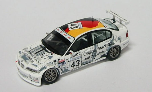 SCALE MODEL COMPATIBLE WITH BMW 320 I D.MULLER ETCC 2002 1:43 SPARK MODEL S0402