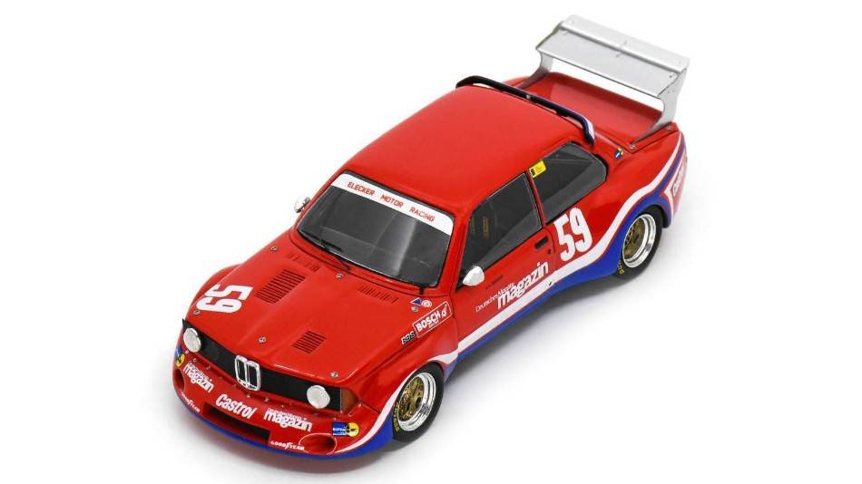 MODELLINO IN SCALA COMPATIBILE CON BMW 320 N.59 Gr.5 DRM NURBURGRING SUPERSPR.1978 KARL HEINZ BECKER 1:43 SPARK MODEL SG833