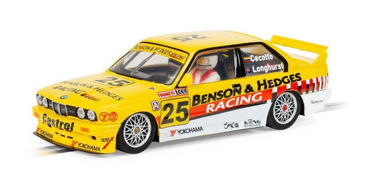 MODELLINO IN SCALA COMPATIBILE CON BMW E30 M3 BATHURST 1000 1992 LONGHURST-CECOTTO SLOT 1:32 SCALEXTRIC C4401