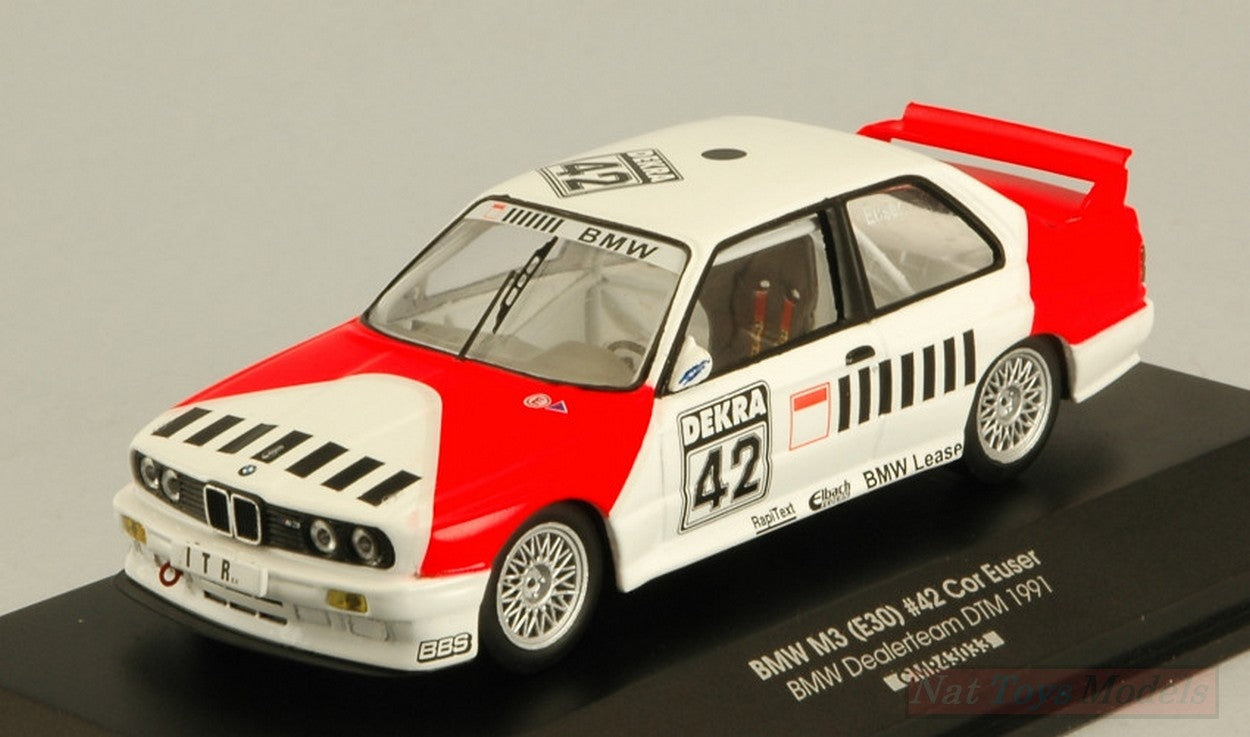 MODELLINO IN SCALA COMPATIBILE CON BMW M3 (E30) N.42 DTM 1991 COR EUSER 1:43 CMR CLASSIC MODEL REPLICARS CMR43033