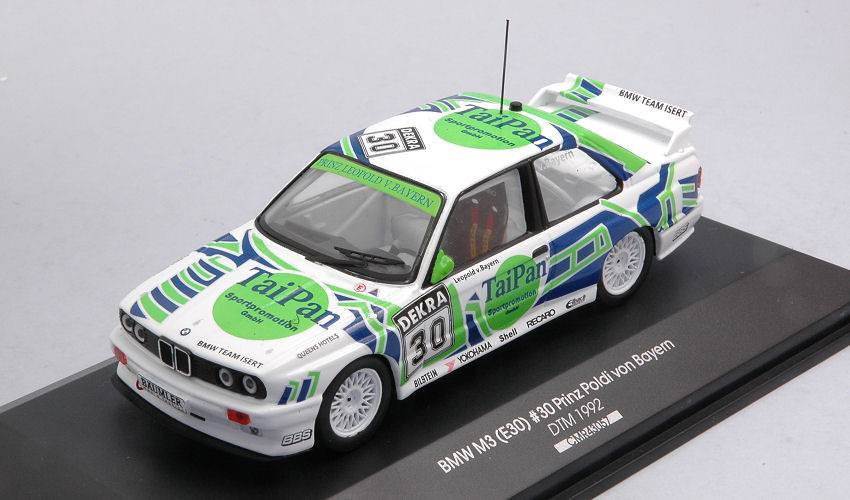 SCALE MODEL COMPATIBLE WITH BMW M3 N.30 DTM 1992 PRINZ POLDI VON BAYERN 1:43 CMR CLASSIC MODEL REPLICARS CMR43057