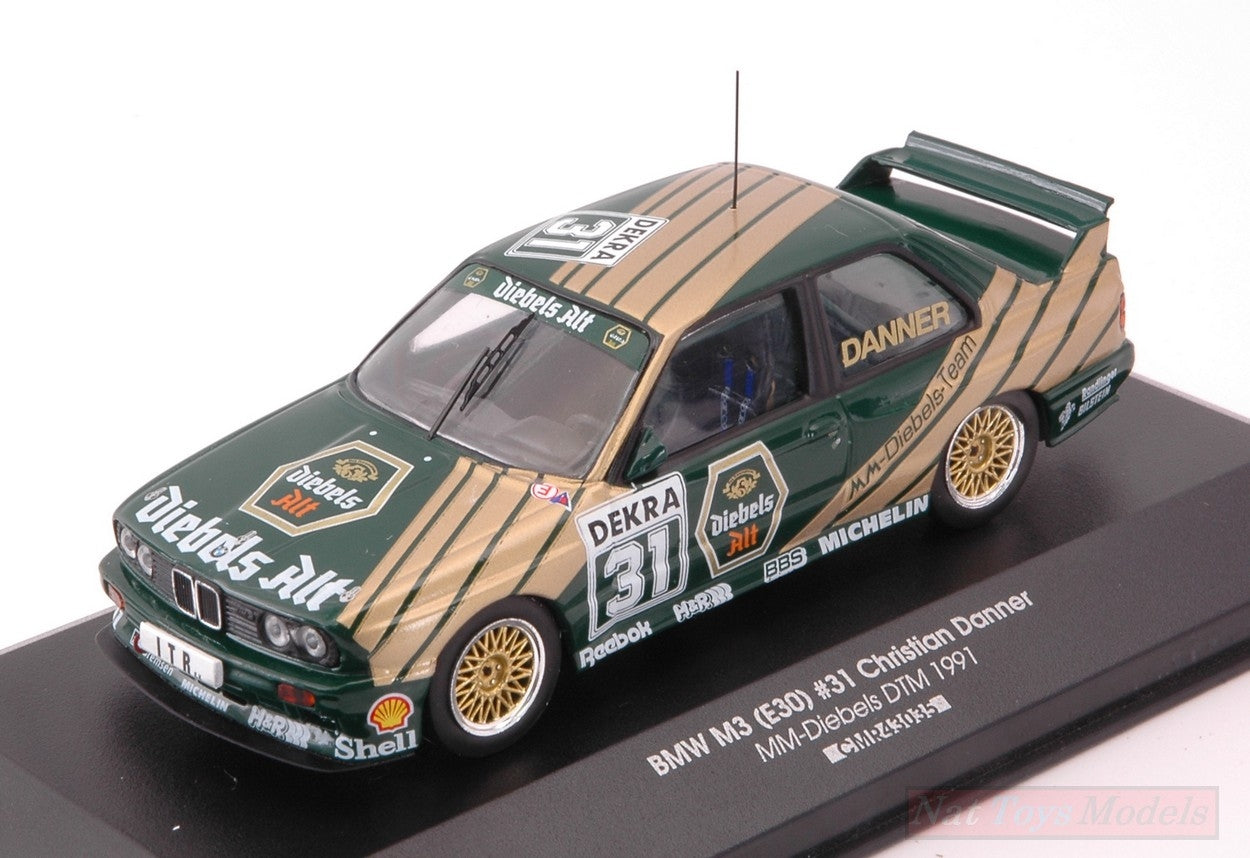 MODELE REDUIT COMPATIBLE AVEC BMW M3 N.31 DTM 1991 CHRIATIAN DANNER 1:43 CMR CLASSIC MODEL REPLICARS CMR43035