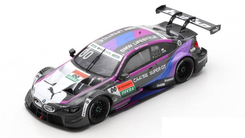 MODELLINO IN SCALA COMPATIBILE CON BMW M4 N.00 DTM SUPER GT FUJI 2019 KAMUI KOBAYASHI 1:43 SPARK MODEL SG643