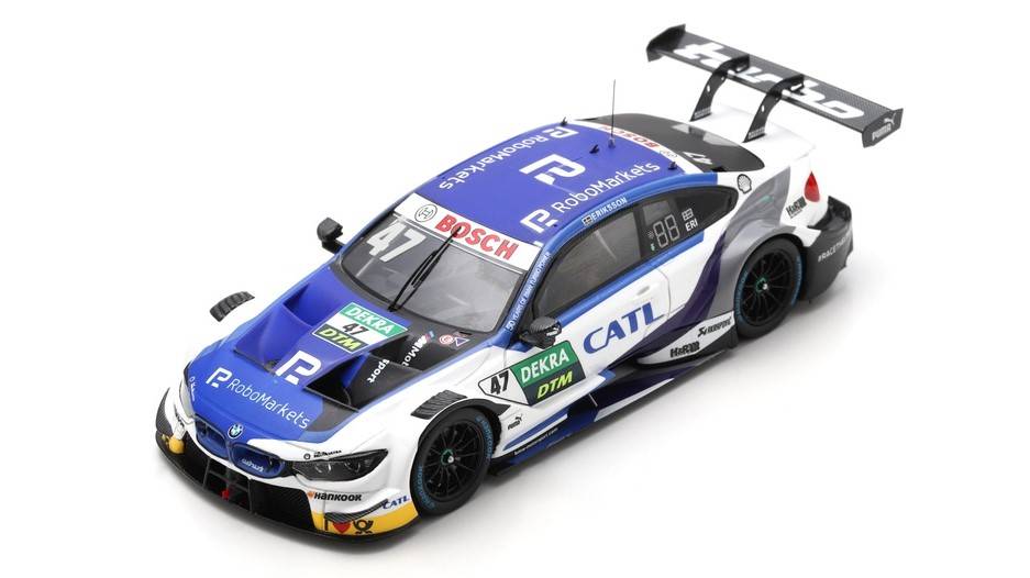 MODELLINO IN SCALA COMPATIBILE CON BMW M4 N.47 DTM HOCKENHEIM 2019 JOEL ERIKSSON 1:43 SPARK MODEL SG641