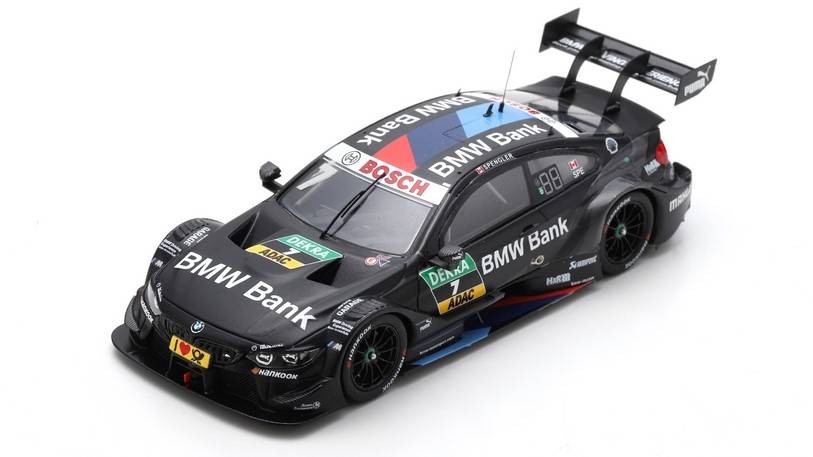 MODELE REDUIT COMPATIBLE AVEC BMW M4 N.7 DTM HOCKENHEIM 2018 BRUNO SPRENGLER 1:43 SPARK MODEL SG630