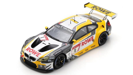 MODELLINO IN SCALA COMPATIBILE CON BMW M6 GT3 N.1 POLE P.24 H NURBURGRING 2021 ENG-YELLOLY-EDWARDS-CATSBURG SPARK MODEL SG786