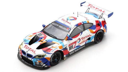 MODELLINO IN SCALA COMPATIBILE CON BMW M6 GT3 N.101 24 H NURBURGRING 2021 KROGNES-PITTARD-TUCK 1:43 SPARK MODEL SG761