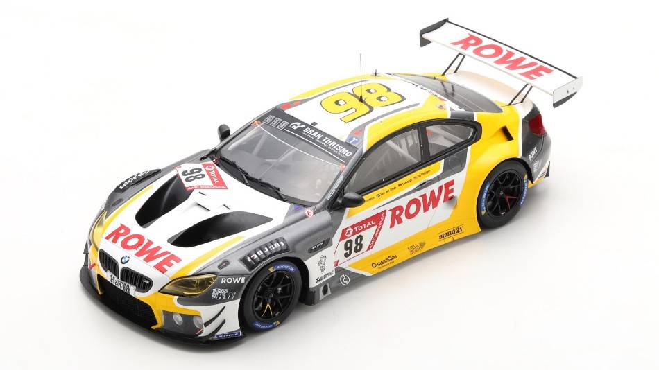 MODÈLE RÉDUIT COMPATIBLE AVEC BMW M6 GT3 N.98 2ème 24 H NURBURGRING 2021 GOTZ-MARCIELLO-JUNCADELLA 1:18 SPARK MODEL 18SG053