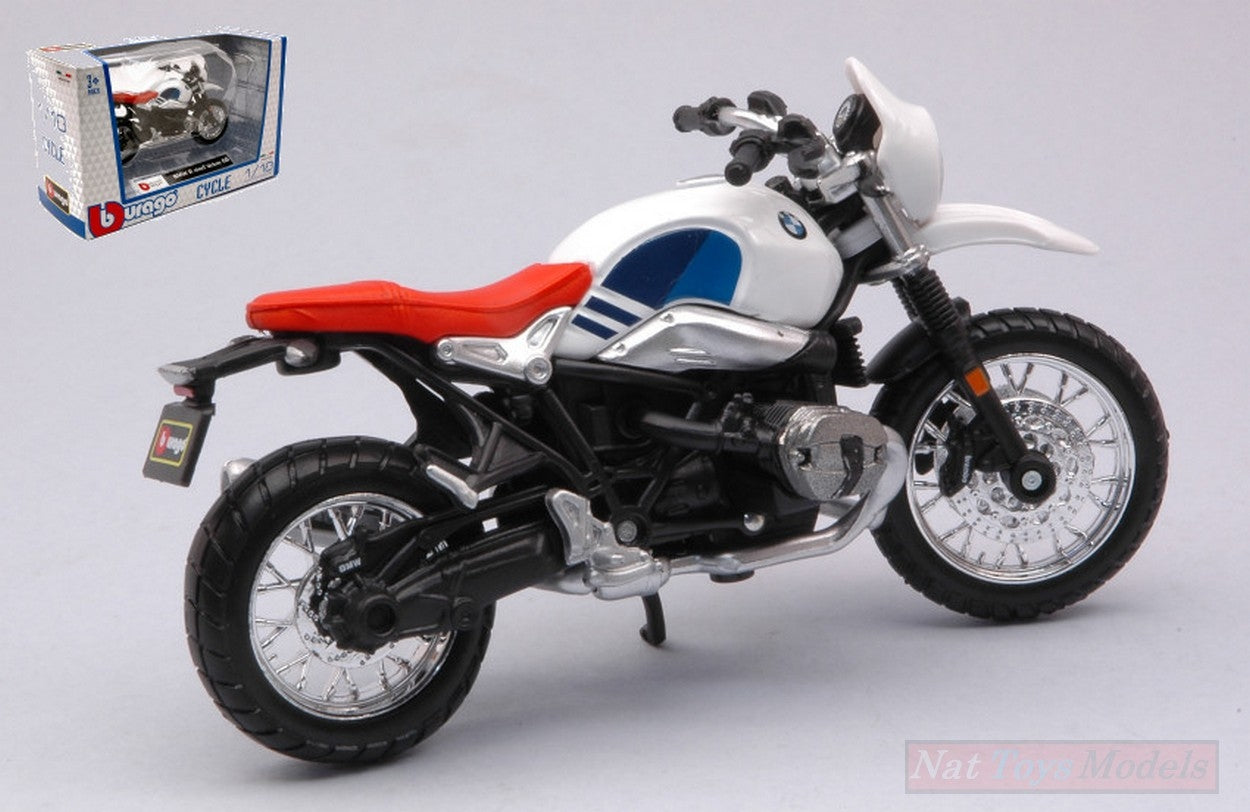 SCALE MODEL COMPATIBLE WITH BMW R NINE T URBAN GS 1:18 BURAGO BU51069