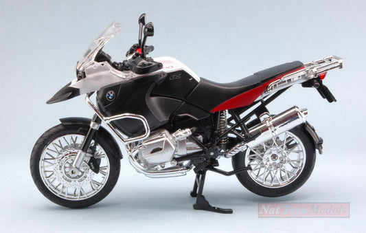 SCALE MODEL COMPATIBLE WITH BMW R1200GS WHITE 1:9 RASTAR RAT42000W