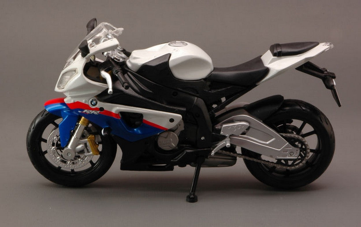 SCALE MODEL COMPATIBLE WITH BMW S 1000 RR WHITE 1:12 MAISTO MI10042W