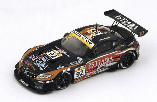 SCALE MODEL COMPATIBLE WITH BMW Z4 GT3 N.92 7th MACAU GP GT CUP 2014 M.WITTMANN 1:43 SPARK MODEL SA073