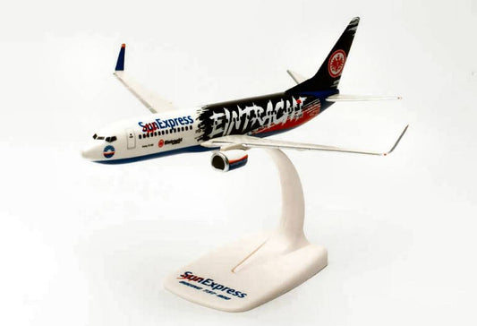 SCALE MODEL COMPATIBLE WITH BOEING 737-800 SUN EXPRESS "EINTRACHY FRANKFURT" SGE 1:200 HERPA HP613200