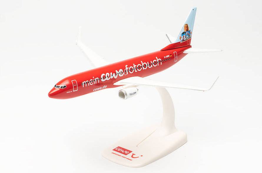 MODÈLE RÉDUIT COMPATIBLE AVEC BOEING 737-800 TULFLY "CEWE FOTOBUCH" 1:200 HERPA HP613538