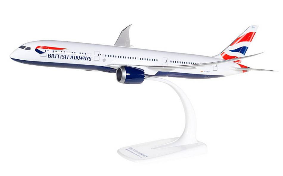 SCALE MODEL COMPATIBLE WITH BOEING 787-9 DREAMLINER BRITISH AIRWAYS 1:200 HERPA HP611572