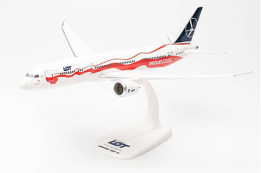 SCALE MODEL COMPATIBLE WITH BOEING 787-9 LOT POLISH AIRLINES 1:200 HERPA HP613781