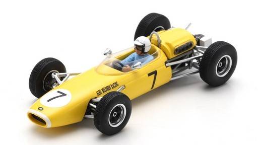 SCALE MODEL COMPATIBLE WITH BRABHAM BT11A FRANK GARDNER 1965 N.7 TASMAN SERIES 2nd LEVIN GP 1:43 SPARK MODEL S7433