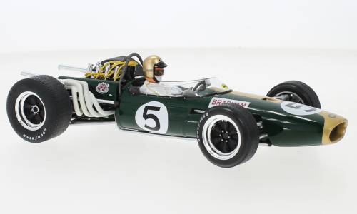 MODELE REDUIT COMPATIBLE AVEC BRABHAM BT20 N.5 GP MEXIQUE 1966 J.BRABHAM 1:18 MODELCARGROUP MCG18608