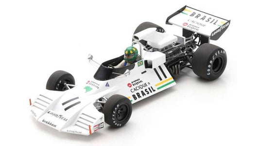 MODELE REDUIT COMPATIBLE AVEC BRABHAM BT42 WILSON FITTIPALDI 1973 N.11 MONACO GP 1:18 SPARK MODEL 18S543