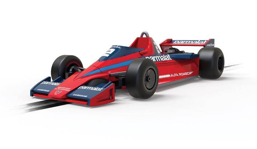 MODELLINO IN SCALA COMPATIBILE CON BRABHAM BT46 JOHN WATSON ITALIAN GP 1978 SLOT 1:32 SCALEXTRIC C4422