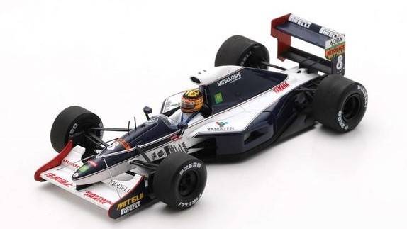 MODELLINO IN SCALA COMPATIBILE CON BRABHAM BT60Y MARK BLUNDELL 1991 N.8 BELGIAN GP 1:43 SPARK MODEL S7441