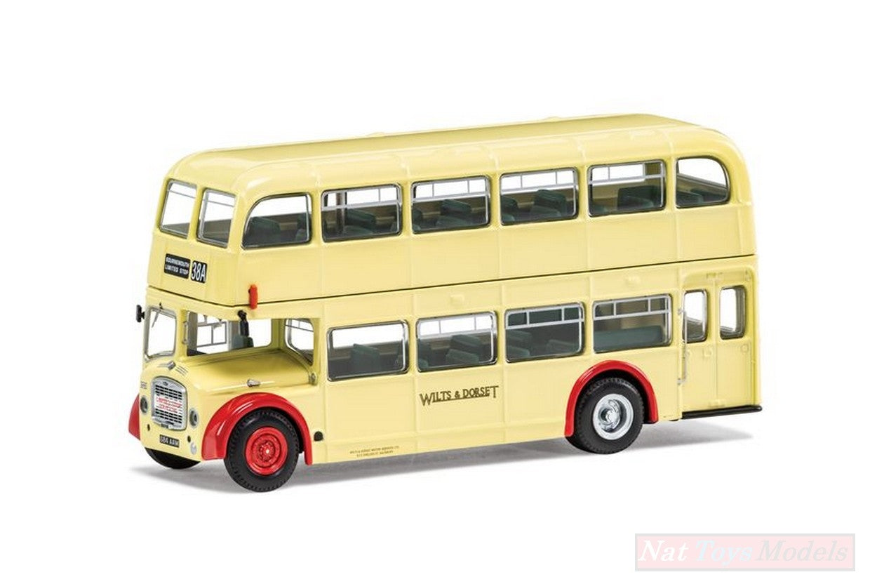 MODELLINO IN SCALA COMPATIBILE CON BRISTOL LODEKKA FS6B WILTS AND DORSET 38A SALISBURY LIMITED STOP 1:76 CORGI OM40821A